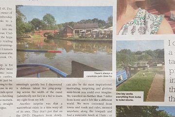 first canal boat holiday article