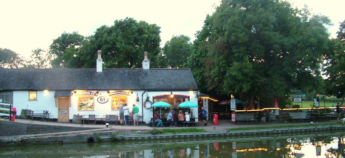 Bridge 61 at Foxton Locks on a Boutique Narrowboat