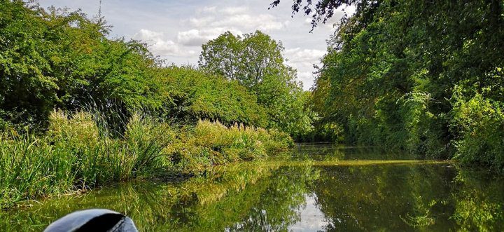 Beautiful view of canal near Market Harborough