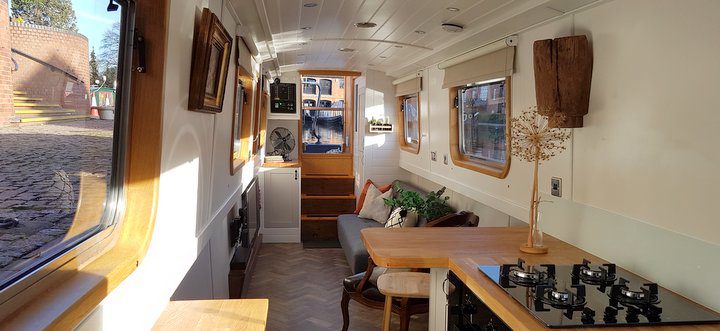 luxury canal boat at Boutique Narrowboats