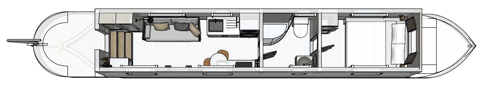 New luxury canal boat build for 2023