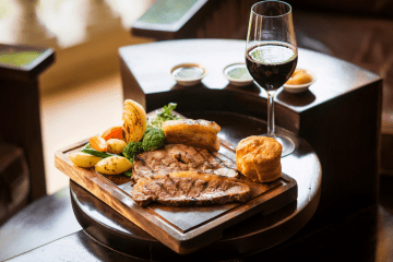 A meal for two in Market Harborough