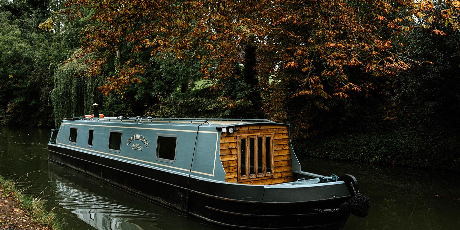 Autumn and winter on a canal boat 1