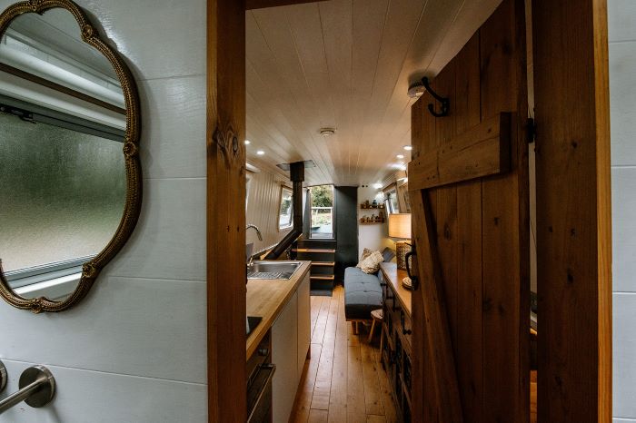 Boutique retreat on a luxury canal boat