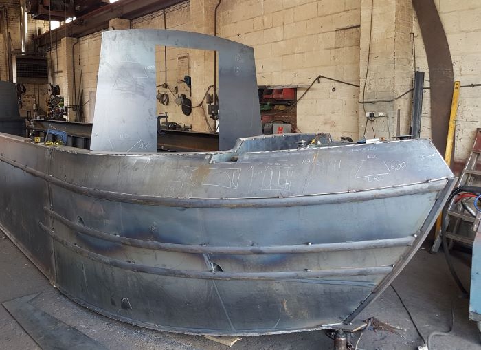 Narrowboat steelwork by HT Fabrications